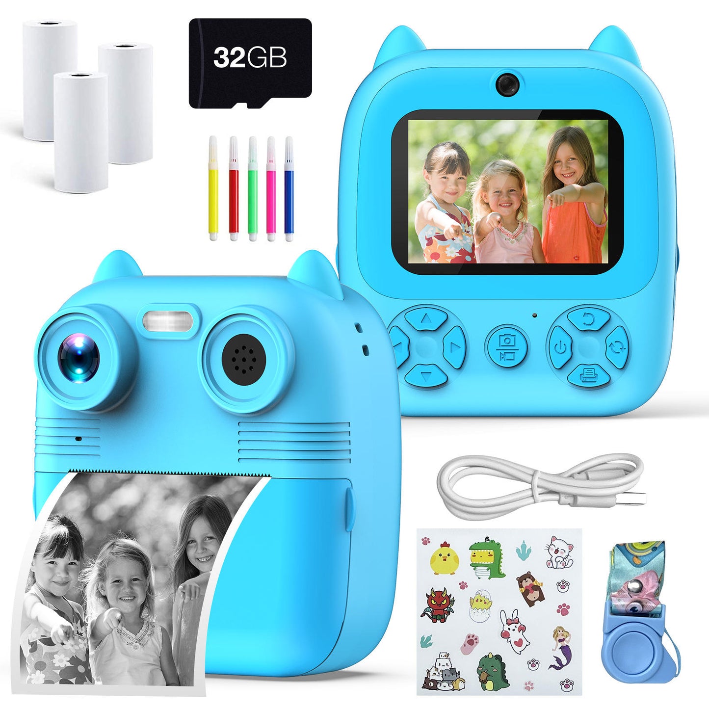 Inkless Mini Photo Printer