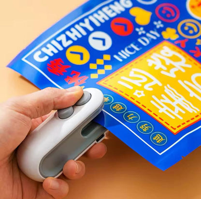 2-in-1 USB Mini Bag Sealer & Cutter