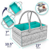 Foldable Diaper Caddy Organizer