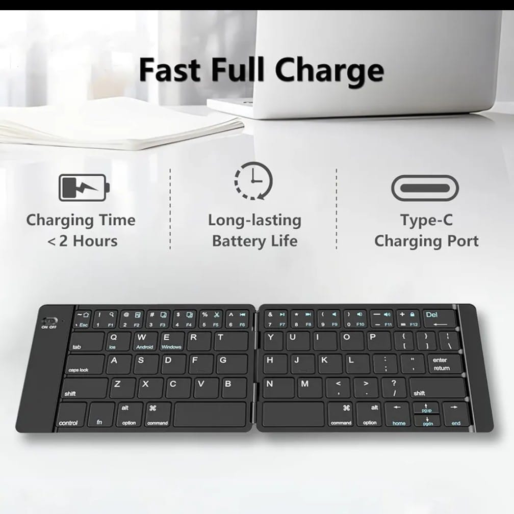 Foldable Bluetooth Keyboard