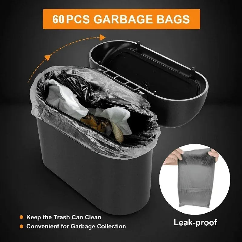 Car Trash Can with Lid