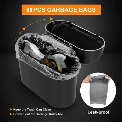 Car Trash Can with Lid