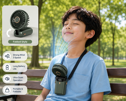 Rechargeable Neck Fan
