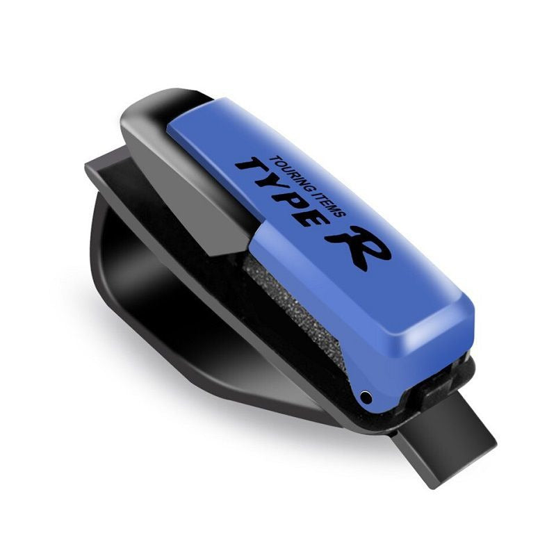 Portable Type R Car Sun Visor Sunglasses Holder – Universal