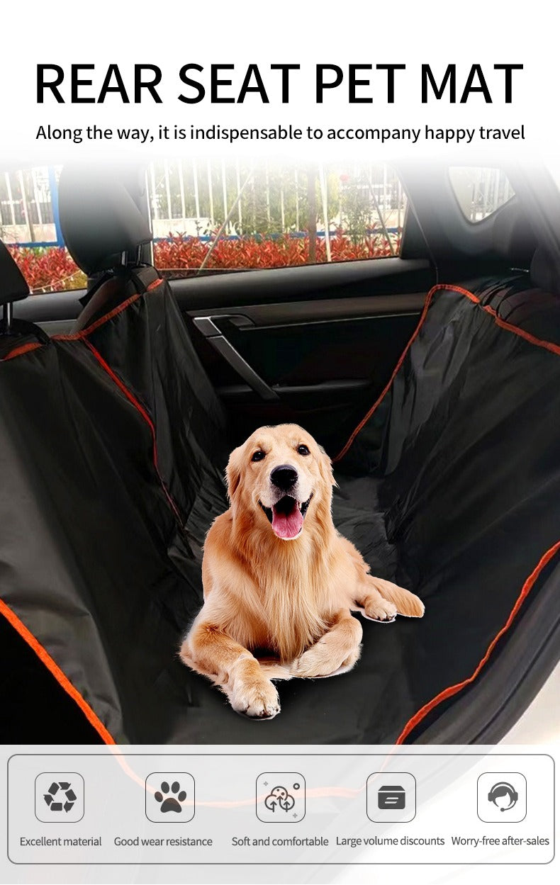Dog Car Seat Cover for Back Seat,Oxford Cloth Durable Scratchproof Dog