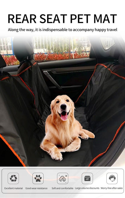 Dog Car Seat Cover for Back Seat,Oxford Cloth Durable Scratchproof Dog