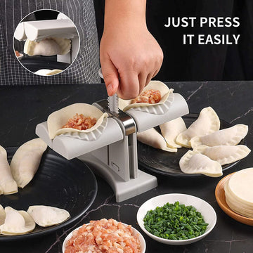 Automatic Dumpling Maker with 2-at-Once Press