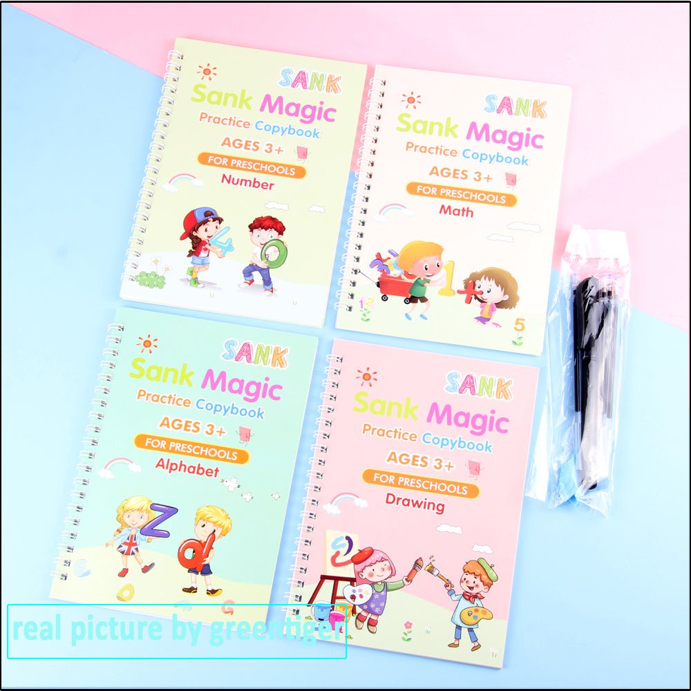 Magic Reusable Handwriting Practice Book